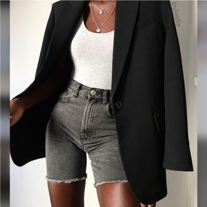 Vero Moda tailored blazer in black